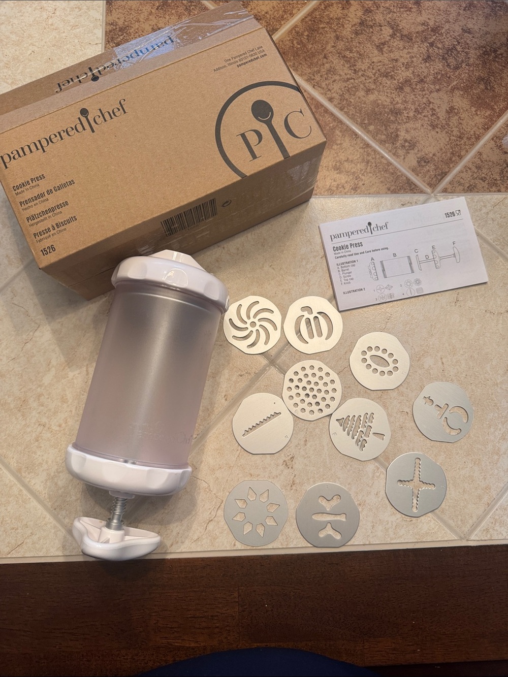 Pampered Chef Cookie Press